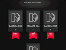 Tablet Screenshot of karaokebox.co.uk